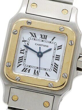 CARTIER Santos Galbee SM white Dial Automatic Ladies Watch_952358